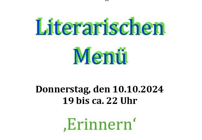 Literarisches Menü