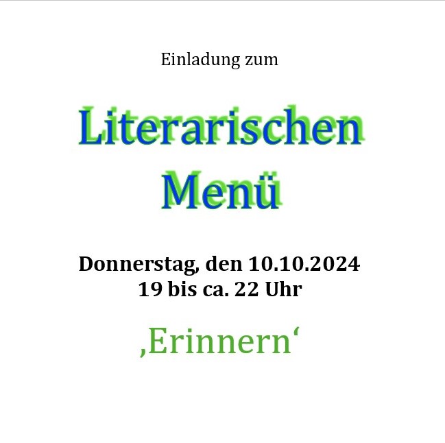 Literarisches Menü